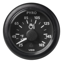 Veratron 52 MM (2-1/16") ViewLine Pyrometer - 250&deg; to 1650&deg;F - Black Dial & Bezel | A2C59512334