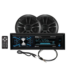 Boss Audio MCBK634B.6 Marine Stereo & 6.5" Speaker Kit - Black | MCBK634B.6