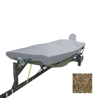 Carver Performance Poly-Guard Styled-to-Fit Boat Cover f/12.5 Open Jon Boats - Shadow Grass | 74200C-SG