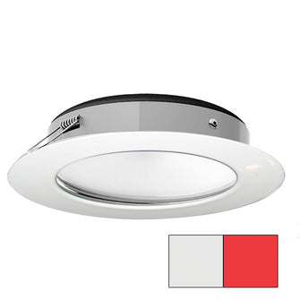 i2Systems Apeiron Pro XL A526 - 6W Spring Mount Light - Cool White/Red - White Finish | A526-31AAG-H