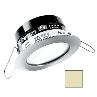 i2Systems Apeiron A503 3W Spring Mount Light - Warm White - Polished Chrome Finish | A503-11CBBR