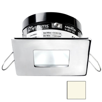 i2Systems Apeiron A503 3W Spring Mount Light - Square/Square - Neutral White - Polished Chrome Finish | A503-14BBG