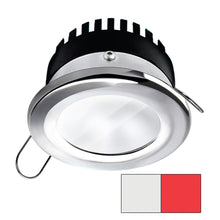 i2Systems Apeiron A506 6W Spring Mount Light - Round - Cool White & Red - Polished Chrome Finish | A506-11AAG-H