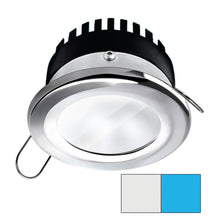 i2Systems Apeiron A506 6W Spring Mount Light - Round - Cool White & Blue - Polished Chrome Finish | A506-11AAG-E