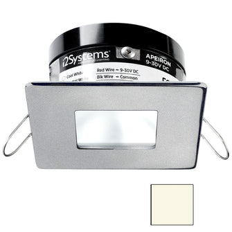 i2Systems Apeiron PRO A503 - 3W Spring Mount Light - Square/Square - Neutral White - Brushed Nickel Finish | A503-44BBD