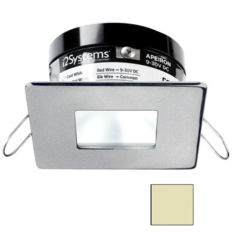 i2Systems Apeiron PRO A503 - 3W Spring Mount Light - Square/Square - Warm White - Brushed Nickel Finish | A503-44CBBR