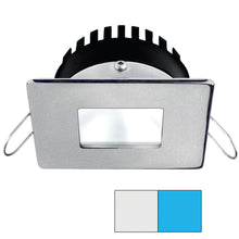 i2Systems Apeiron PRO A506 - 6W Spring Mount Light - Square/Square - Cool White & Blue - Brushed Nickel Finish | A506-44AAG-E