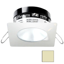 i2Systems Apeiron PRO A503 - 3W Spring Mount Light - Square/Round - Warm White - White Finish | A503-32CBBR