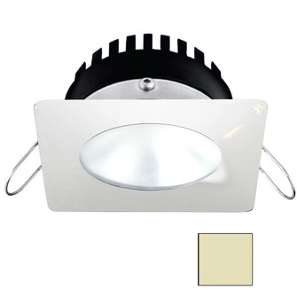 i2Systems Apeiron PRO A506 - 6W Spring Mount Light - Square/Round - Warm White - White Finish | A506-32CBBR