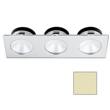i2Systems Apeiron A1110Z - 4.5W Spring Mount Light - Triple Round - Warm White - Brushed Nickel Finish | A1110Z-46CAB