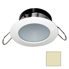 i2Systems Apeiron A1110Z - 4.5W Spring Mount Light - Round - Warm White - White Finish | A1110Z-31CAB