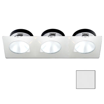 i2Systems Apeiron A1110Z - 4.5W Spring Mount Light - Triple Round - Cool White - White Finish | A1110Z-36AAH