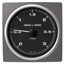 Veratron 4-3/8" (110mm) AcquaLink&reg; Tachometer 3000 RPM - 12/24V - Black Dial & Bezel | A2C59501913