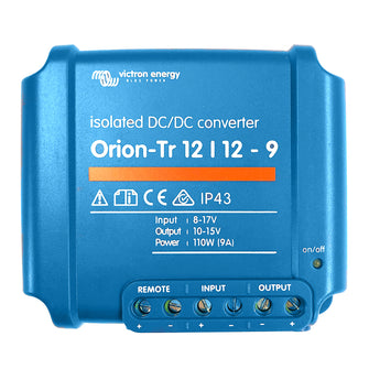 Victron Orion-TR DC-DC Converter - 12 VDC to 12 VDC - 9AMP Isolated | ORI121210110R