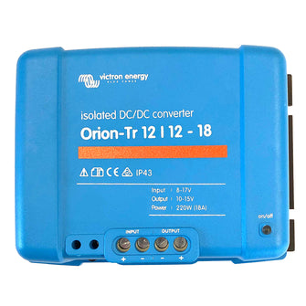 Victron Orion-TR DC-DC Converter - 12 VDC to 12 VDC - 18AMP Isolated | ORI121222110