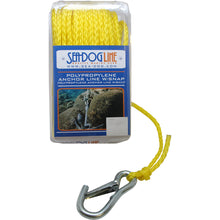 Sea-Dog Poly Pro Anchor Line w/Snap - 1/4" x 100 - Yellow | 304206100YW-1