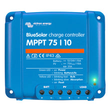Victron BlueSolar MPPT Charge Controller - 75V - 10AMP - UL Approved | SCC010010050R