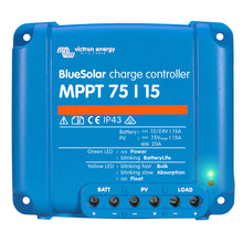 Victron BlueSolar MPPT Charge Controller - 75V - 15AMP - UL Approved | SCC010015050R