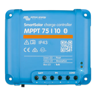 Victron SmartSolar MPPT Solar Charge Controller - 75V - 10Amp - UL Approved | SCC075010060R