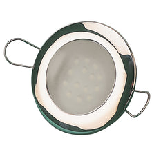 Sea-Dog LED Overhead Light 2-7/16" - Brushed Finish - 60 Lumens - Frosted Lens - Stamped 304 Stainless Steel | 404332-3