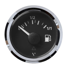 Veratron 52MM (2-1/16") ViewLine Fuel Level Gauge 0-1/1 - 3-180 OHM - Black Dial & Chrome Triangular Bezel | A2C59514083