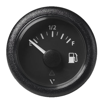 Veratron 52MM (2-1/16") ViewLine Fuel Level Gauge Empty/Full - 240-33.5 OHM - Black Dial & Round Bezel | A2C59514094