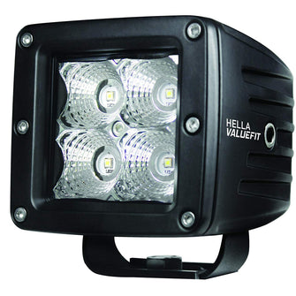 Hella Marine Value Fit LED 4 Cube Flood Light - Black | 357204031