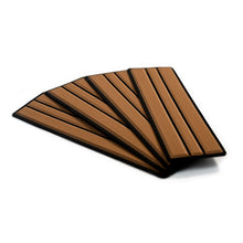 SeaDek Faux Teak 4-Piece Step Kit - Mocha/Black | 23902-80093