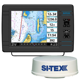 SI-TEX NavPro 1200 w/MDS-12 WiFi 24" Hi-Res Digital Radome Radar w/10M Cable | NAVPRO1200R