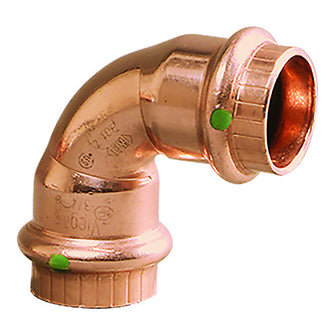 Viega ProPress 1/2" - 90&deg; Copper Elbow - Double Press Connection - Smart Connect Technology | 77317