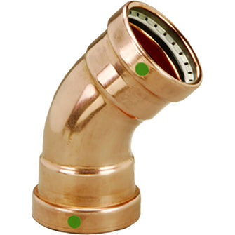 Viega ProPress 2-1/2" - 45&deg; Copper Elbow - Double Press Connection - Smart Connect Technology | 20653