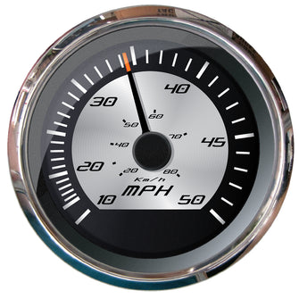 Faria Platinum 4" Speedometer - 50 MPH (Pitot) | 22012