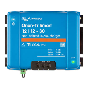 Victron Energy Orion-TR Smart 12/12-30 30A (360W) Non-Isolated DC-DC Charger or Power Supply | ORI121236140