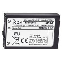 Icom BP-296 Li-Ion Battery - 3.6V - 2350mAh f/M37 | BP296