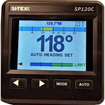 SI-TEX SP-120 Color System w/Rudder Feedback & 9CI Pump | SP120C-RF-2