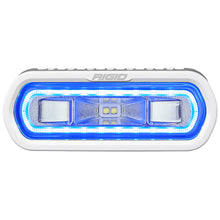 RIGID Industries SR-L Series Marine Spreader Light - White Surface Mount - White Light w/Blue Halo | 51101