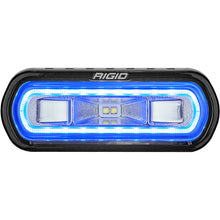 RIGID Industries SR-L Series Marine Spreader Light - Black Surface Mount - White Light w/Blue Halo | 52101