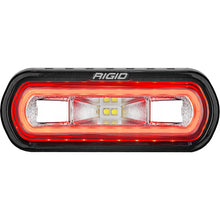 RIGID Industries SR-L Series Marine Spreader Light - Black Surface Mount - White Light w/Red Halo | 52102