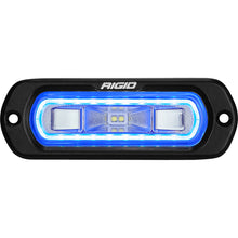 RIGID Industries SR-L Series Marine Spreader Light - Black Flush Mount - White Light w/Blue Halo | 52201