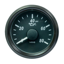 VDO SingleViu 52mm (2-1/16") Oil Pressure Gauge - 80 PSI - 0-180 Ohm | A2C3833190030