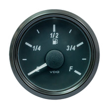 VDO SingleViu 52mm (2-1/16") Fuel Level Gauge - E/F Scale - 0-180 Ohm | A2C3833120030