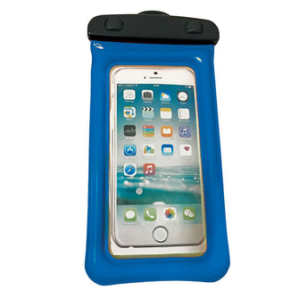 WOW Watersports H2O Proof Phone Holder - Blue 4" x 8" | 18-5000B