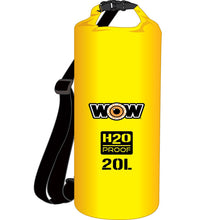 WOW Watersports H2O Proof Dry Bag - Yellow 20 Liter | 18-5080Y