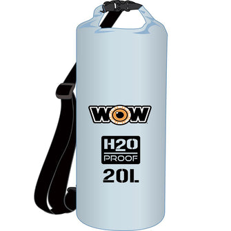 WOW Watersports H2O Proof Dry Bag - Clear 20 Liter | 18-5080C