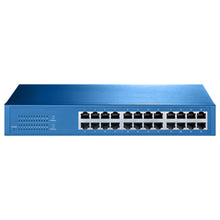 Aigean 24-Port Network Switch - Desk or Rack Mountable - 100-240VAC - 50/60Hz | NS-24