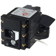 Blue Sea A-Series ELCI Main Circuit Breaker - Double Pole 120V AC 30A - Flat Rocker | 3102100