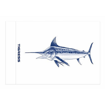 Tigress White Marlin Release Flag - 12" x 18" | 88421