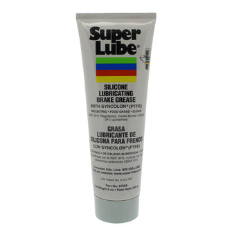 Super Lube Silicone Lubricating Brake Grease w/Syncolon&reg; (PTFE) - 8oz Tube | 97008