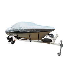 Carver Flex-Fit&trade; PRO Polyester Size 6 Boat Cover f/V-Hull Low Profile Cuddy Cabin Boats I/O or O/B - Grey | 79006