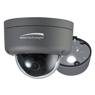 Speco 2MP Ultra Intensifier&reg; HD-TVI Dome Camera 3.6mm Lens - Dark Grey Housing w/Included Junction Box | HID8